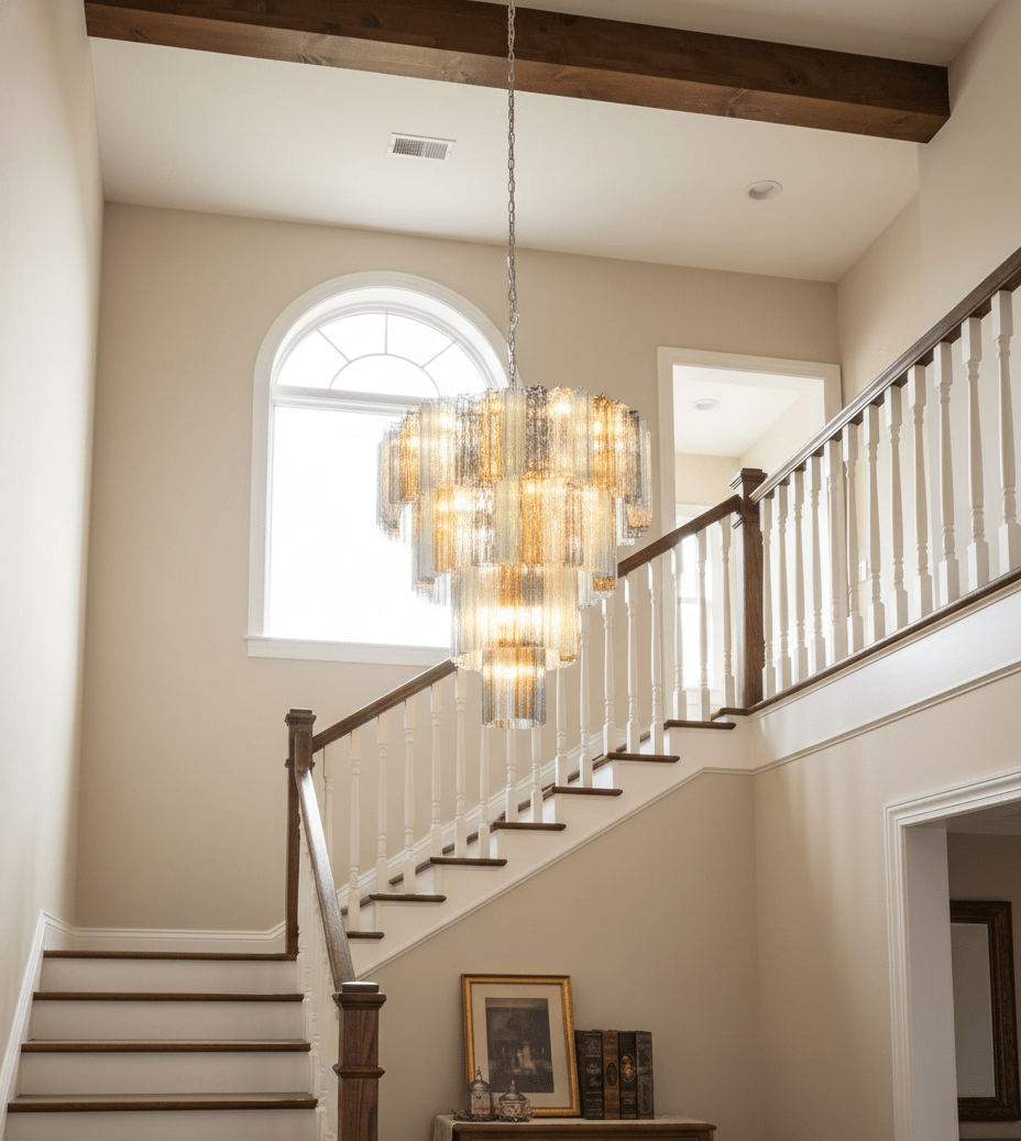 Modern Lustrava Prism Chandelier - CasaraHouse