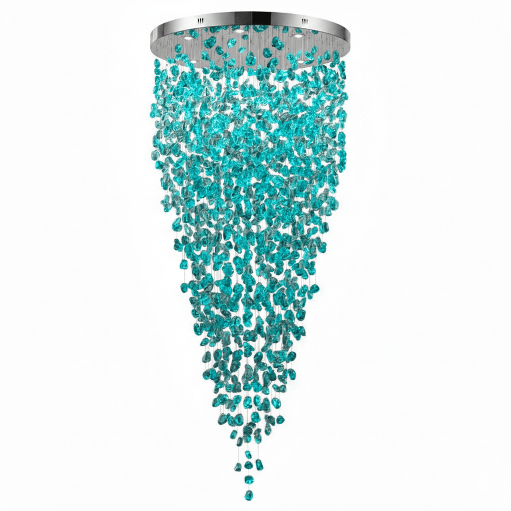 Crystal Stone Chandelier