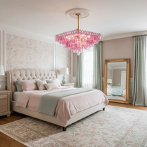 Fuchsia Prism Empire Chandelier