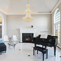 Luxury French Empire Chandelier for Villa Hall Ceiling Three-layers Crystal Light for Hotel Lobby