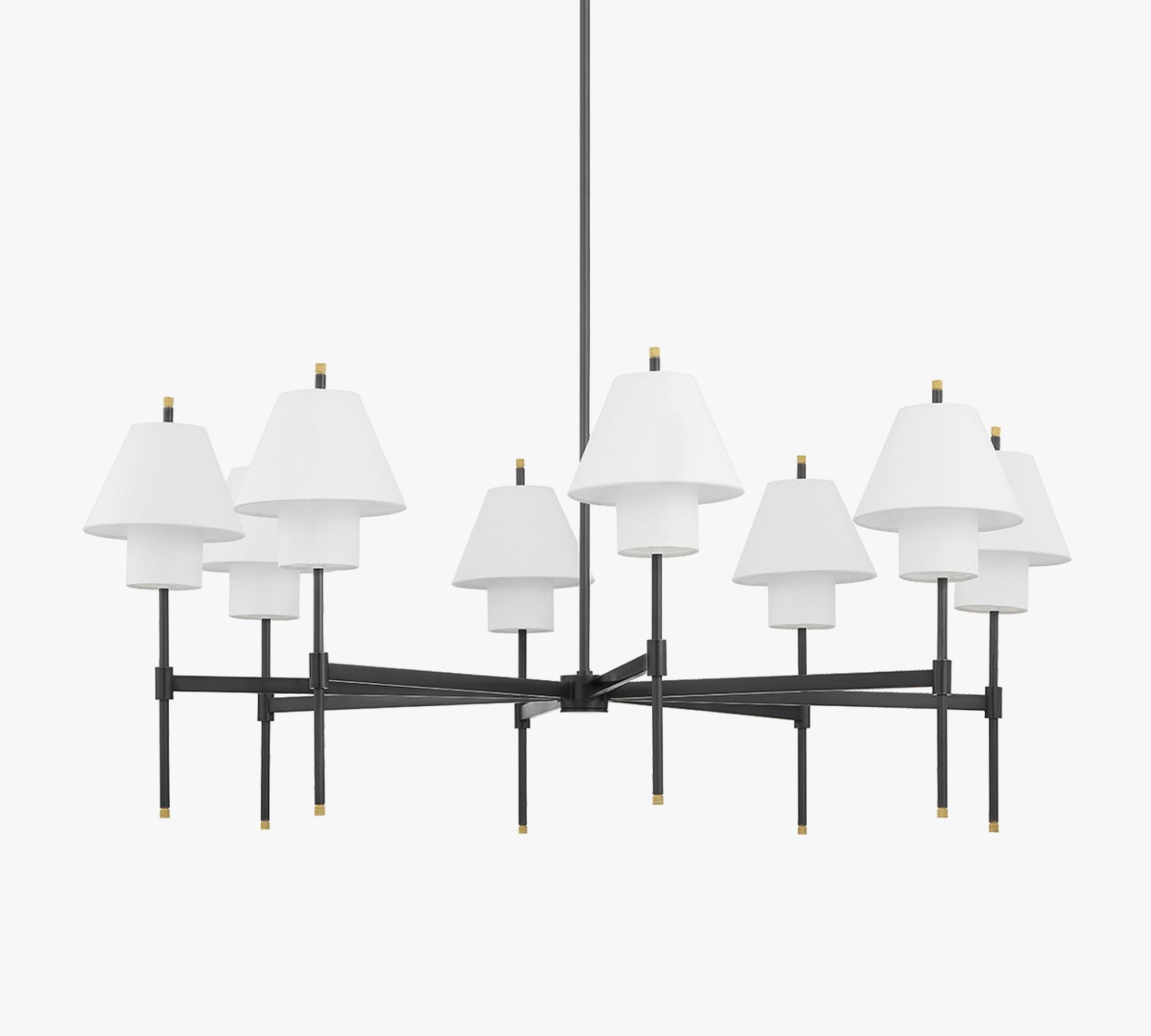 Golde Metal Chandelier Secondary image