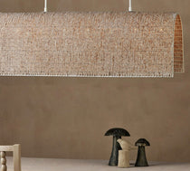 Hester Beaded Linear Chandelier 48"