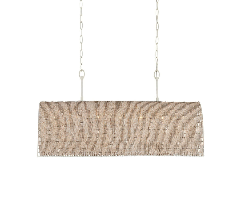 Hester Beaded Linear Chandelier 48"