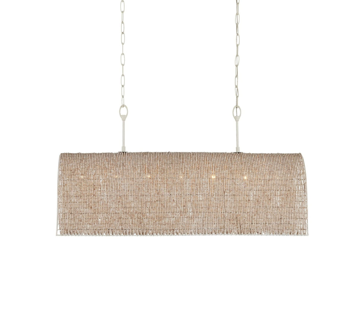 Hester Beaded Linear Chandelier 48"