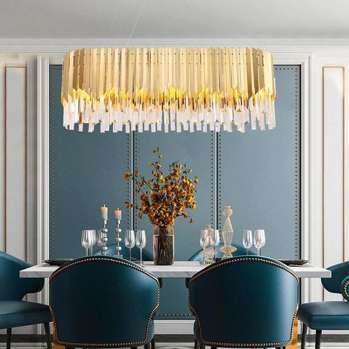 Premium April Crystal Dining Room Chandelier - CasaraHouse