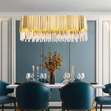 Premium April Crystal Dining Room Chandelier - CasaraHouse