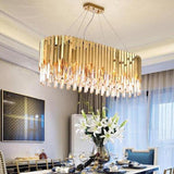 Premium April Crystal Dining Room Chandelier - CasaraHouse