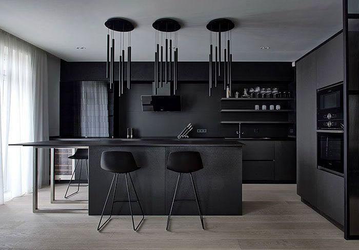 Brillia Round Two-Tone Tubular Pendant Light Chandelier