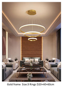 Savanna 3-Ring Chandelier