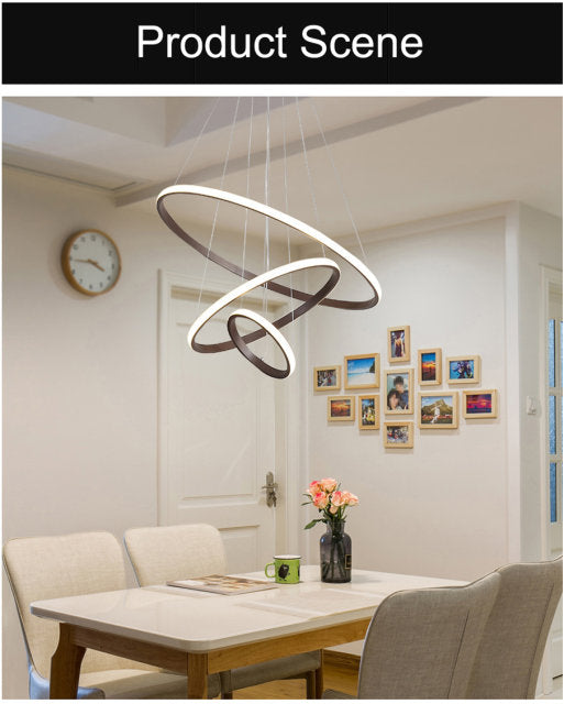 Savanna 3-Ring Chandelier