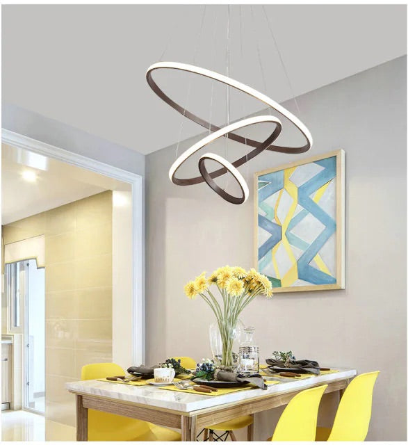 Savanna 3-Ring Chandelier