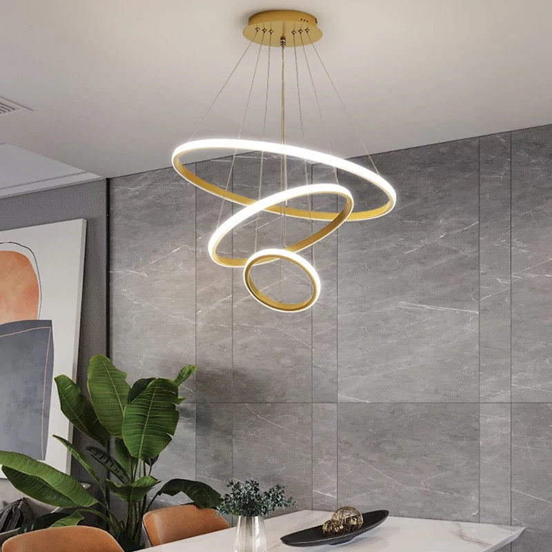 Savanna 3-Ring Chandelier