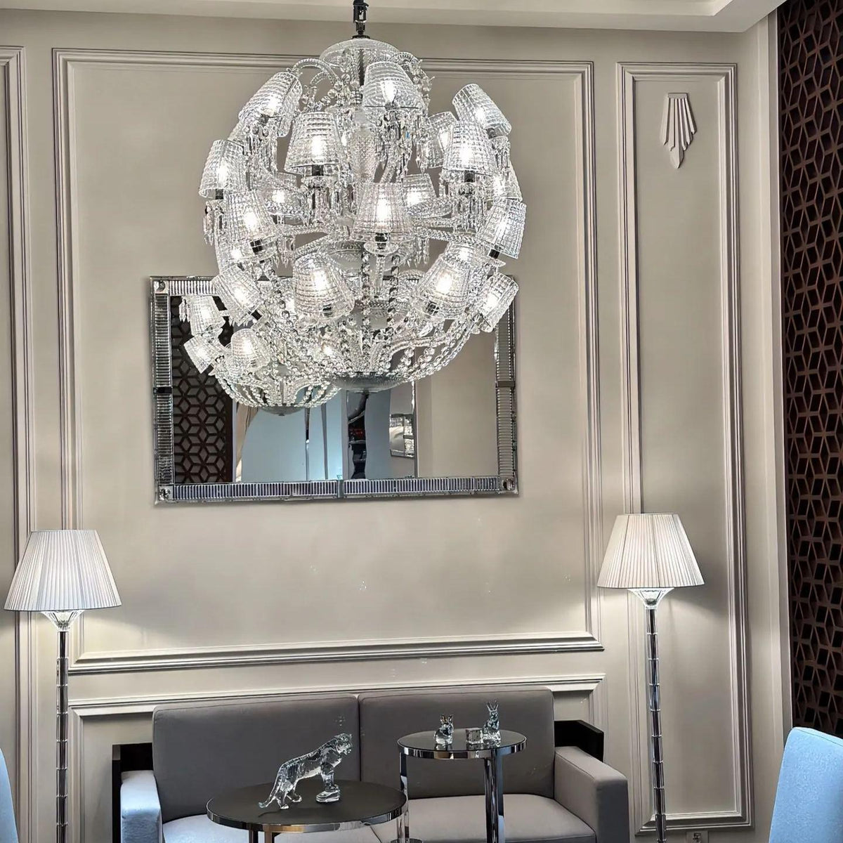 Auralite Le Roi Soleil Crystal Chandelier