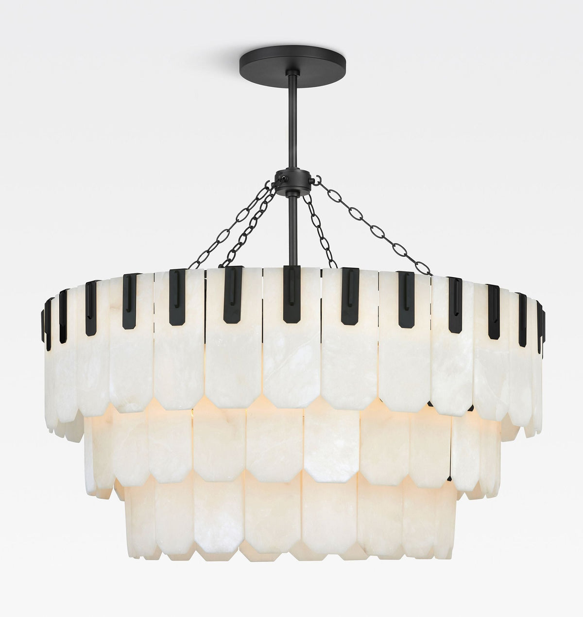 Nadia Alabaster Chandelier 30" 41"