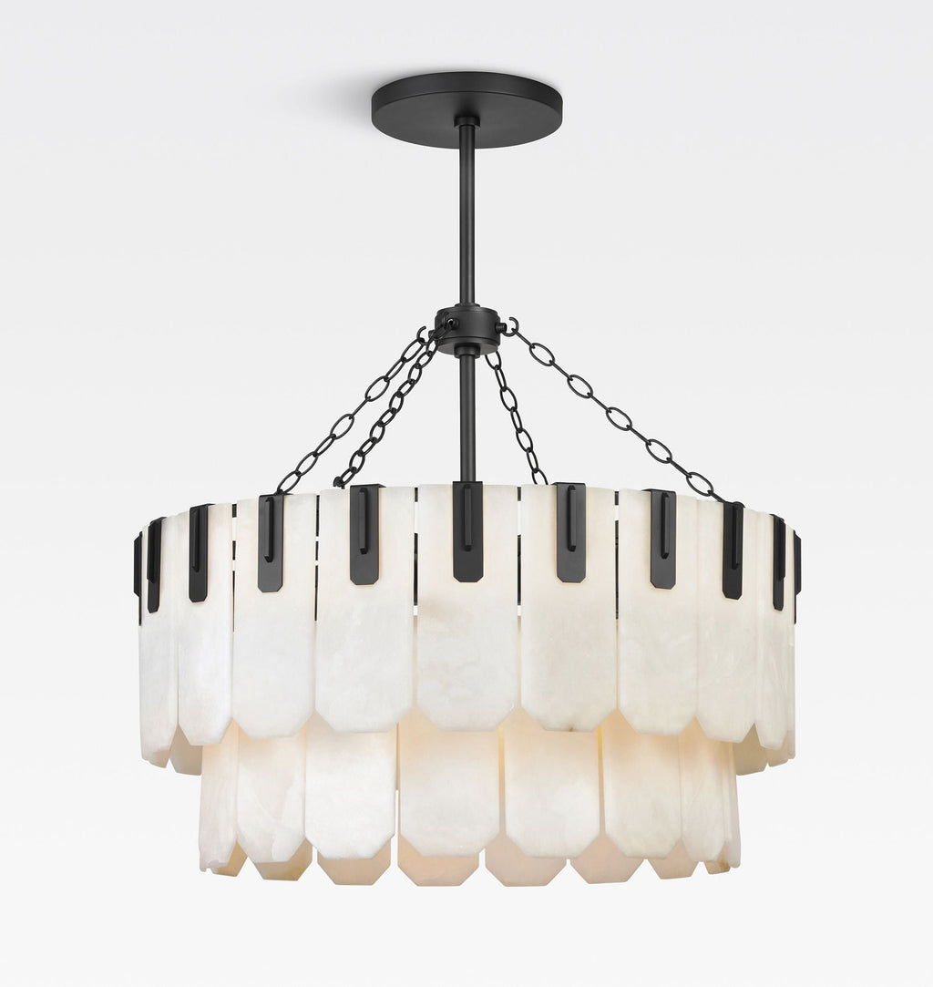 Nadia Alabaster Chandelier 30" 41"