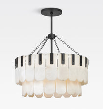 Nadia Alabaster Chandelier 30" 41"