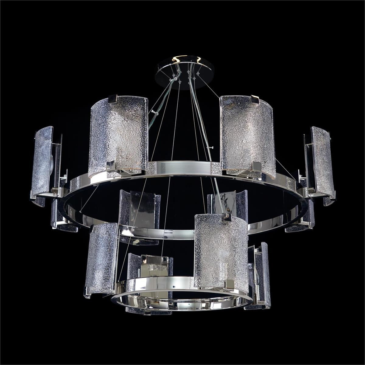 Claritas Ten-Light Horizontal Chandelier, Brass Secondary image