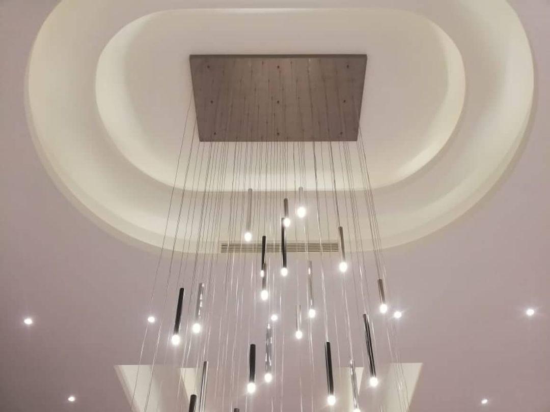 Bellini Square Tubular Pendant Light Chandelier