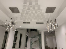 Bellini Square Tubular Pendant Light Chandelier