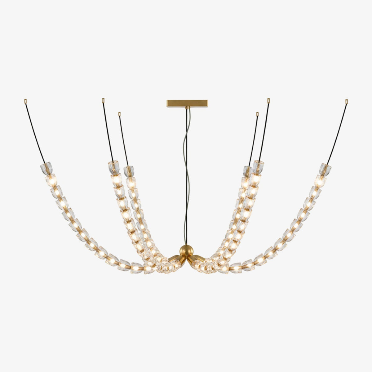 Elegant The Gabriel Branch LED Chandelier | Custom Size & Made-to-Order Lighting for Luxury Homes & Commercial Spaces - CasaraHouse Main image