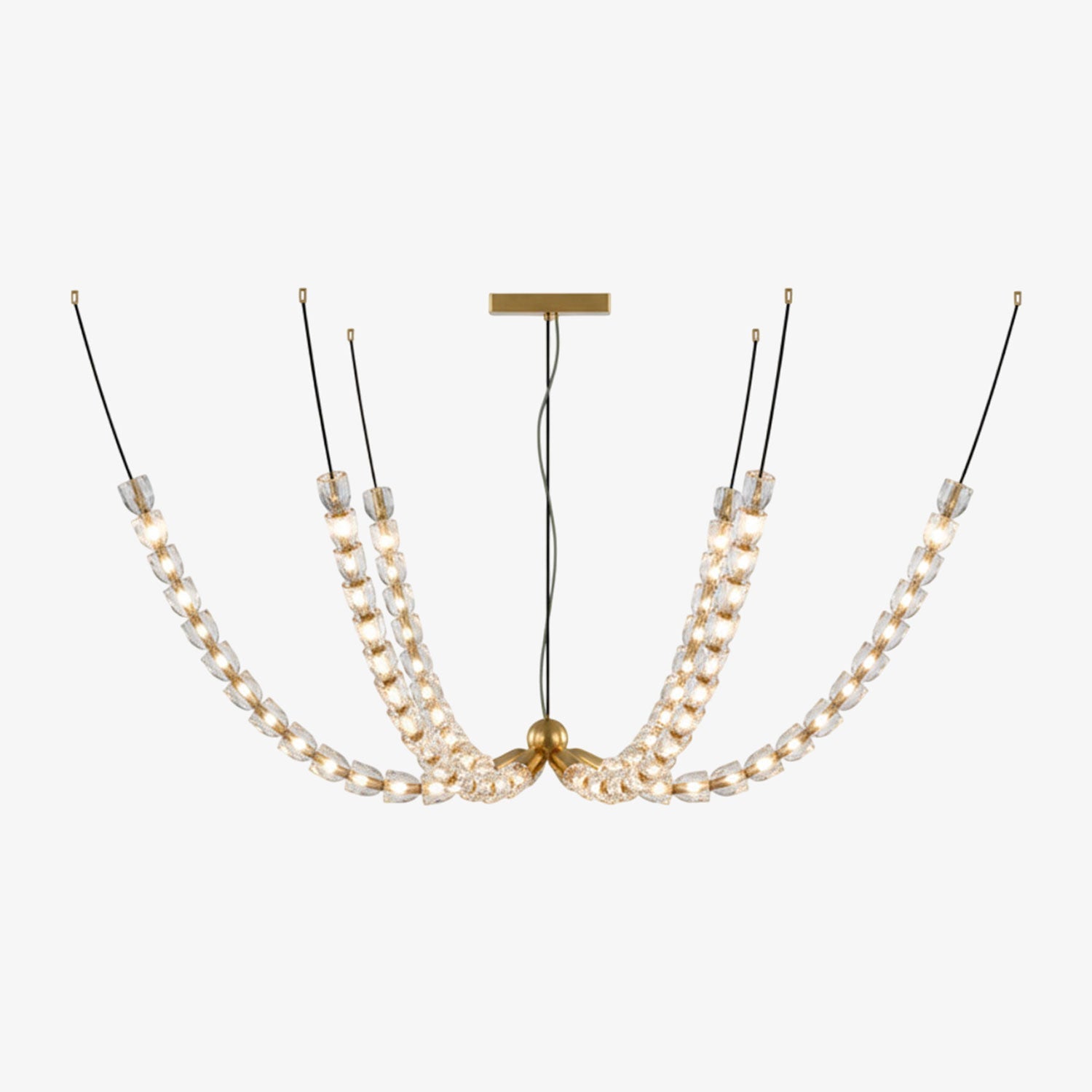 Elegant The Gabriel Branch LED Chandelier | Custom Size & Made-to-Order Lighting for Luxury Homes & Commercial Spaces - CasaraHouse