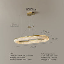 Bergamo Crystal Dining Room Chandelier