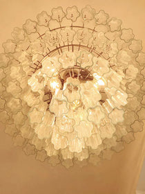 Murano Glass Chandelier – 78 tubes – Transparent
