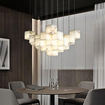 Kybos Alabaster Chandelier Light