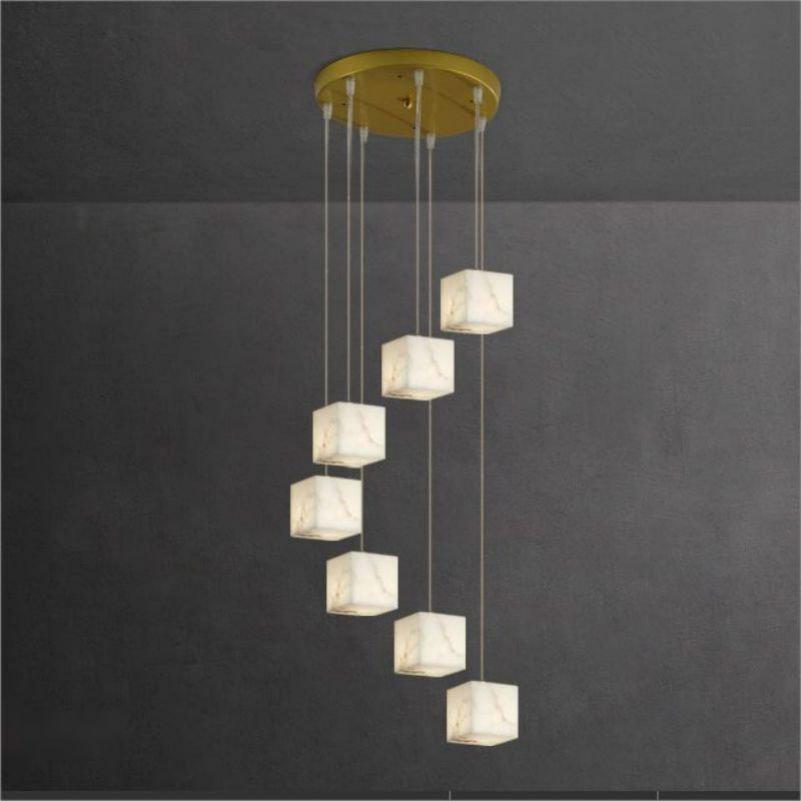 Kybos Alabaster Chandelier Light