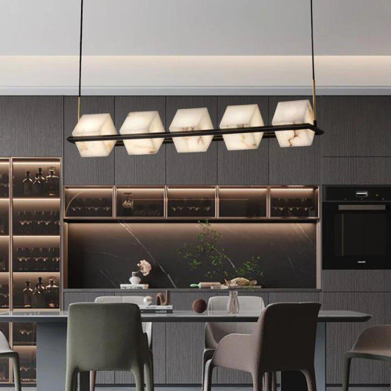 Lifang Alabaster Chandelier