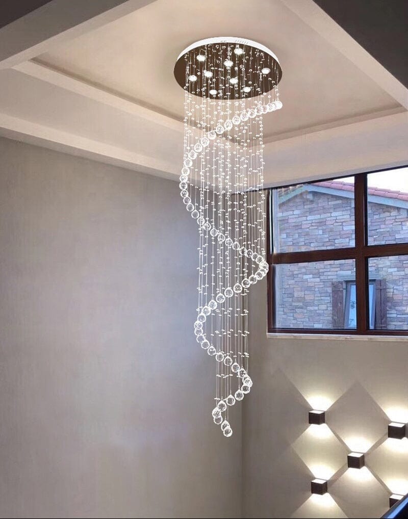 Addle Crystal Chandelier 19"D