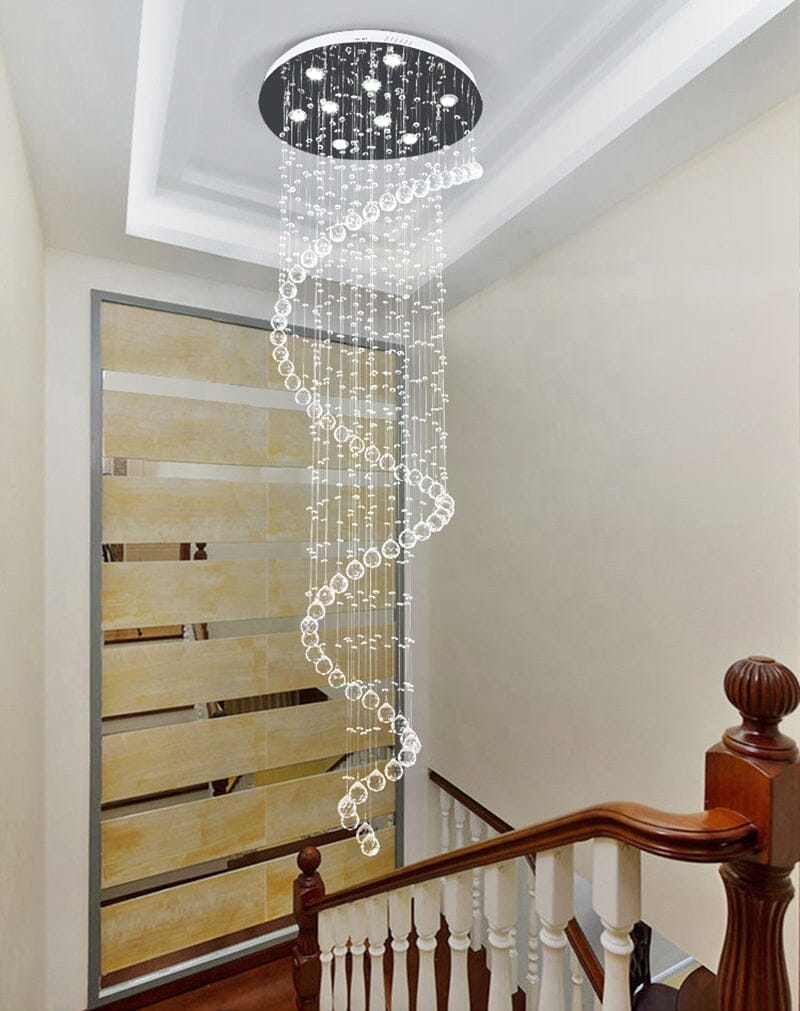 Addle Crystal Chandelier 19"D