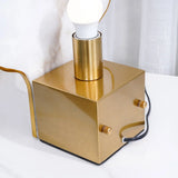 SERICA MODERN ALABASTER BRASS TABLE LAMP 21.6"H