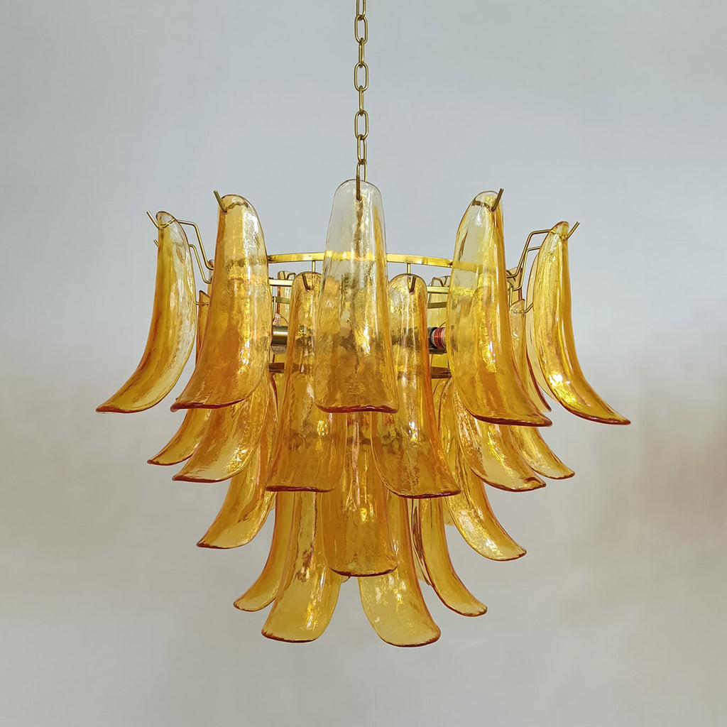 Murano Glass Petals Chandelier