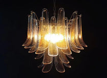 Murano Glass Chandelier – 36 petals – Amber
