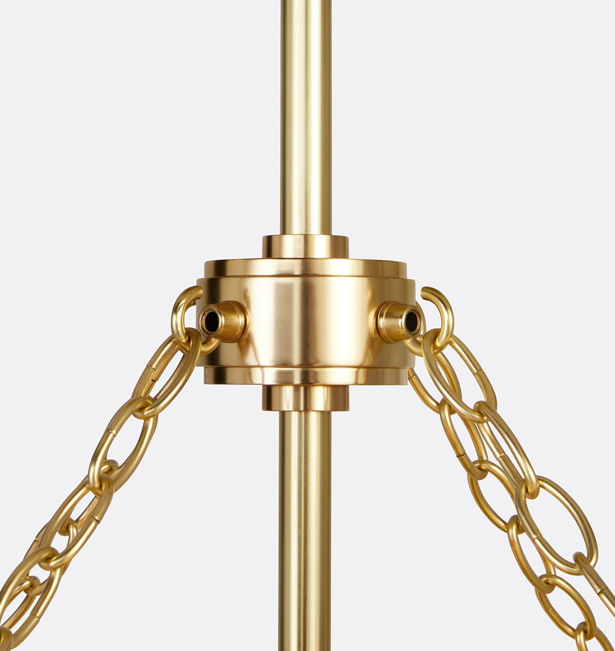 Nadia Glass Chandelier 30" 41"