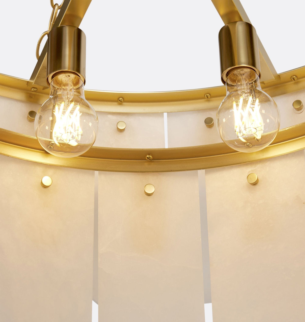 Nadia Alabaster Chandelier 30" 41"