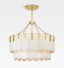 Nadia Alabaster Chandelier 30" 41"