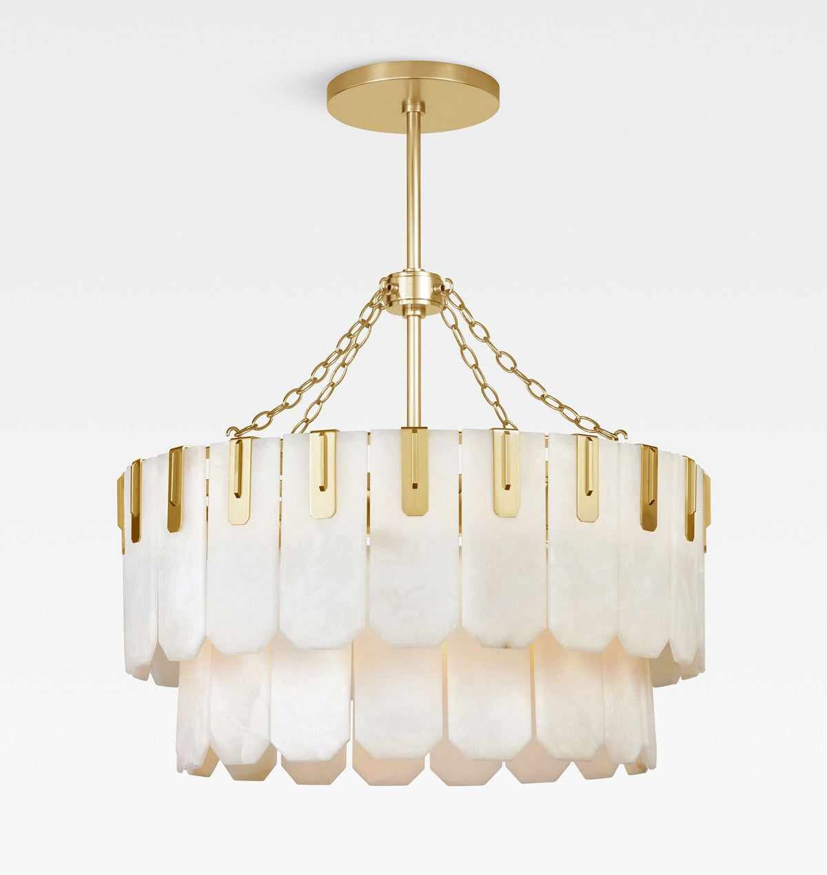 Nadia Alabaster Chandelier 30" 41"