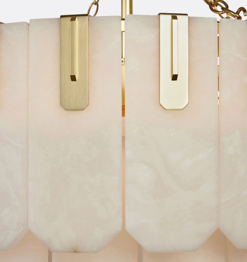 Nadia Alabaster Chandelier 30" 41"