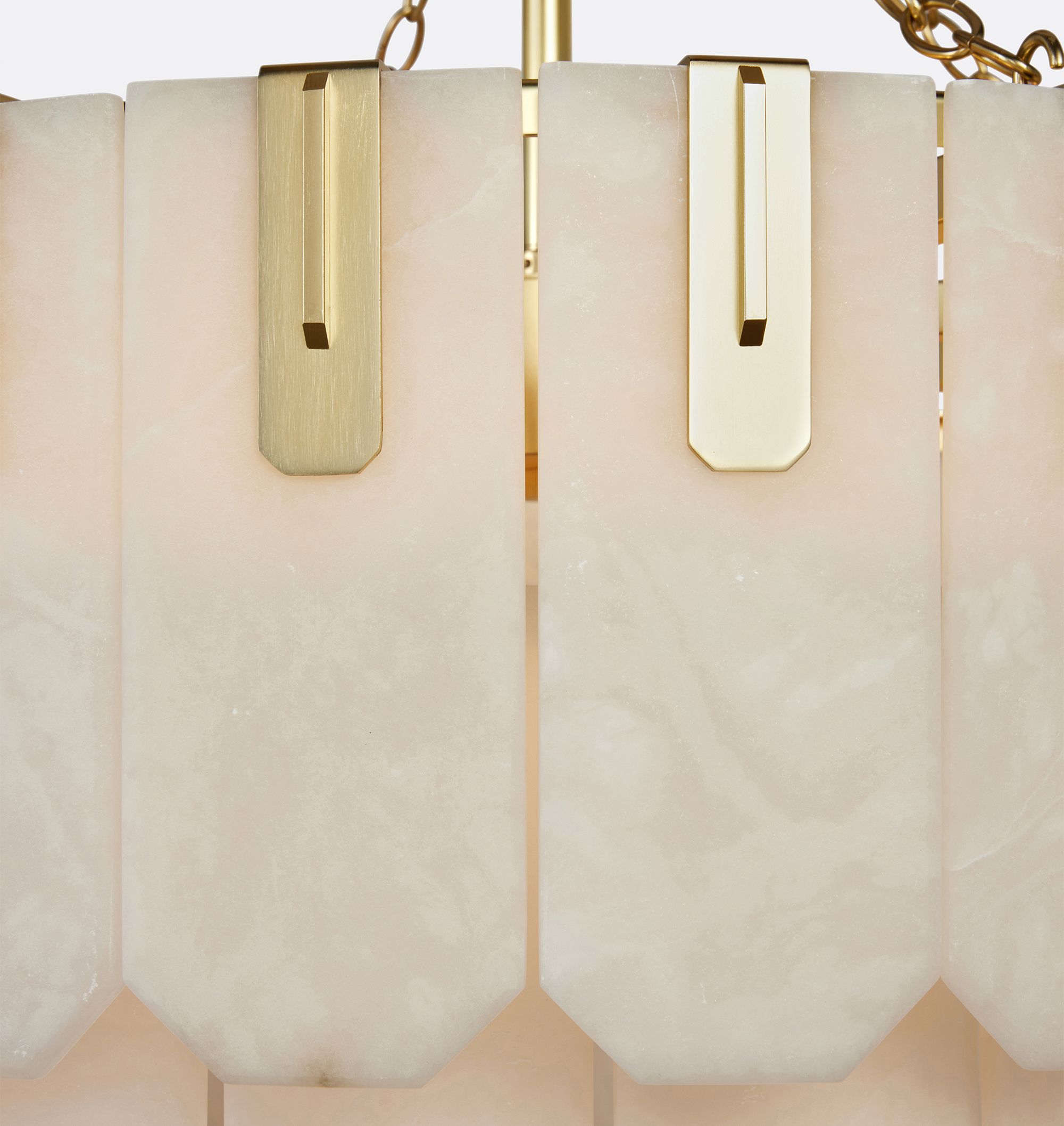 Nadia Alabaster Chandelier 30" 41"