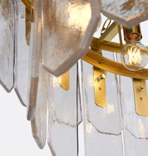 Nadia Glass Chandelier 30" 41"