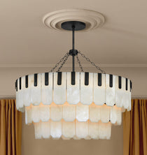 Nadia Alabaster Chandelier 30" 41"
