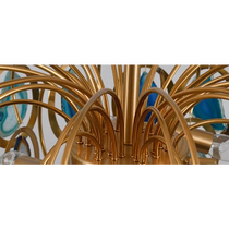 ETERNA NATURAL AGATE MODERN CHANDELIER 21'' 33''D