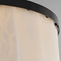 AURA NATURAL ALABASTER CHANDELIER 39" 47"L
