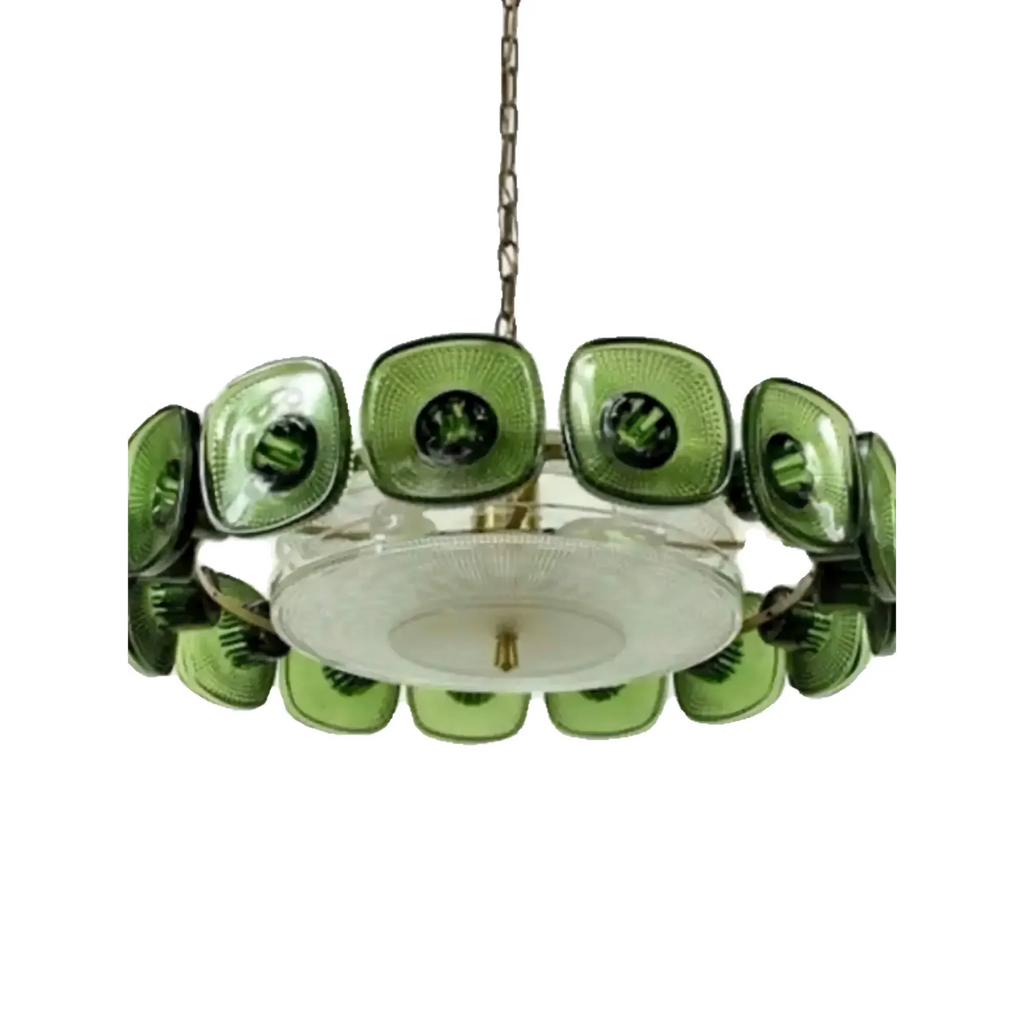 HAVEN OLIVE CRYSTAL CHANDELIER 15.75"D
