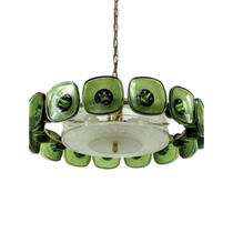 HAVEN OLIVE CRYSTAL CHANDELIER 15.75"D