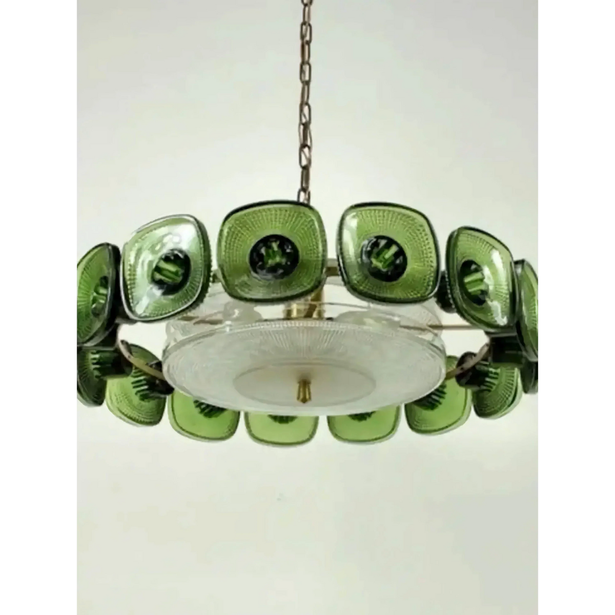 HAVEN OLIVE CRYSTAL CHANDELIER 15.75"D