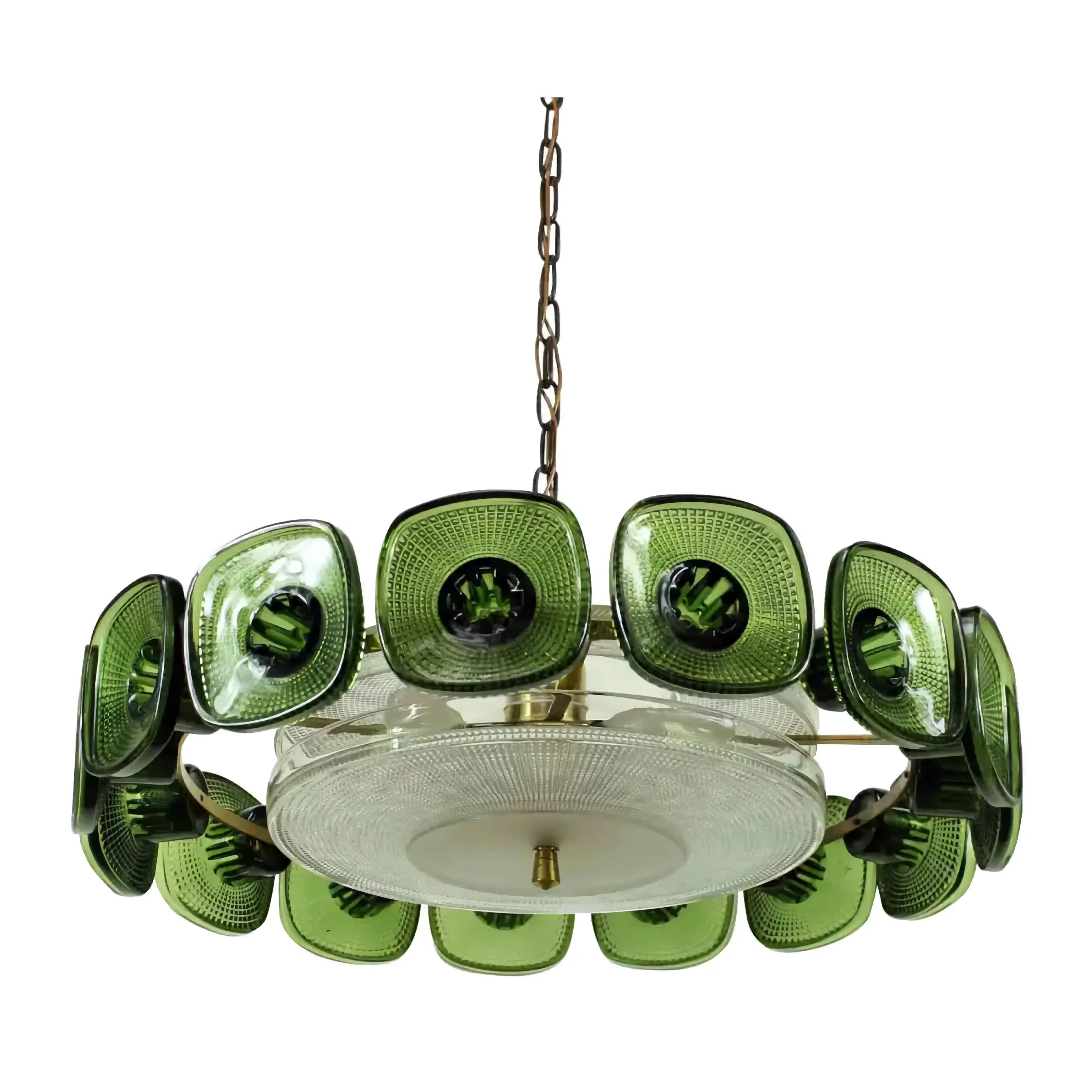 HAVEN OLIVE CRYSTAL CHANDELIER 15.75"D Secondary image