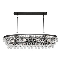 Abe Waterdrop Crystal Oval Chandelier 43"